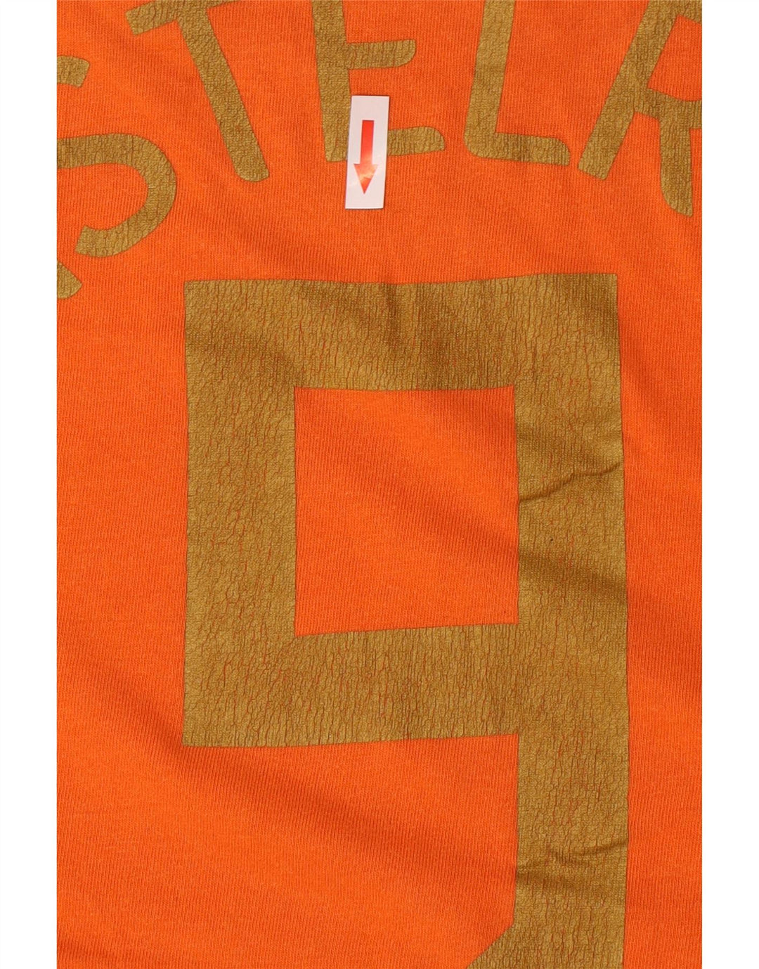 Nike grafisk T-shirt top til mænd UK 39/41 Medium Orange