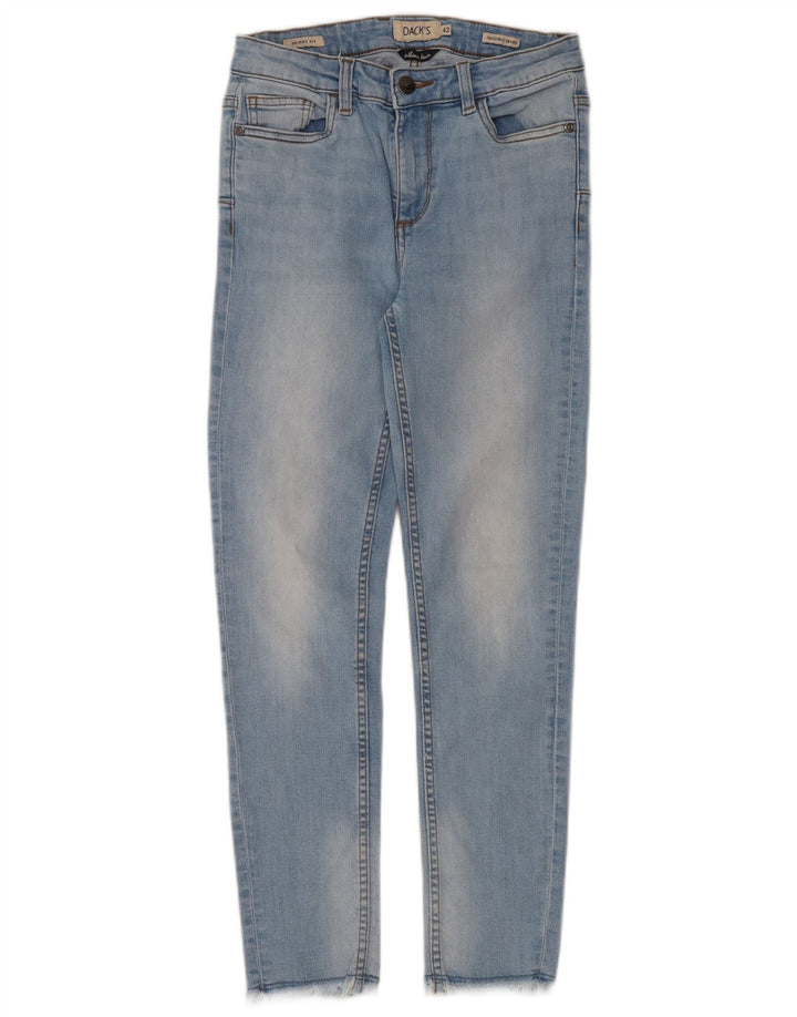 Dacks Dame Skinny Jeans IT 42 Medium W28 L26 Blå Bomuld