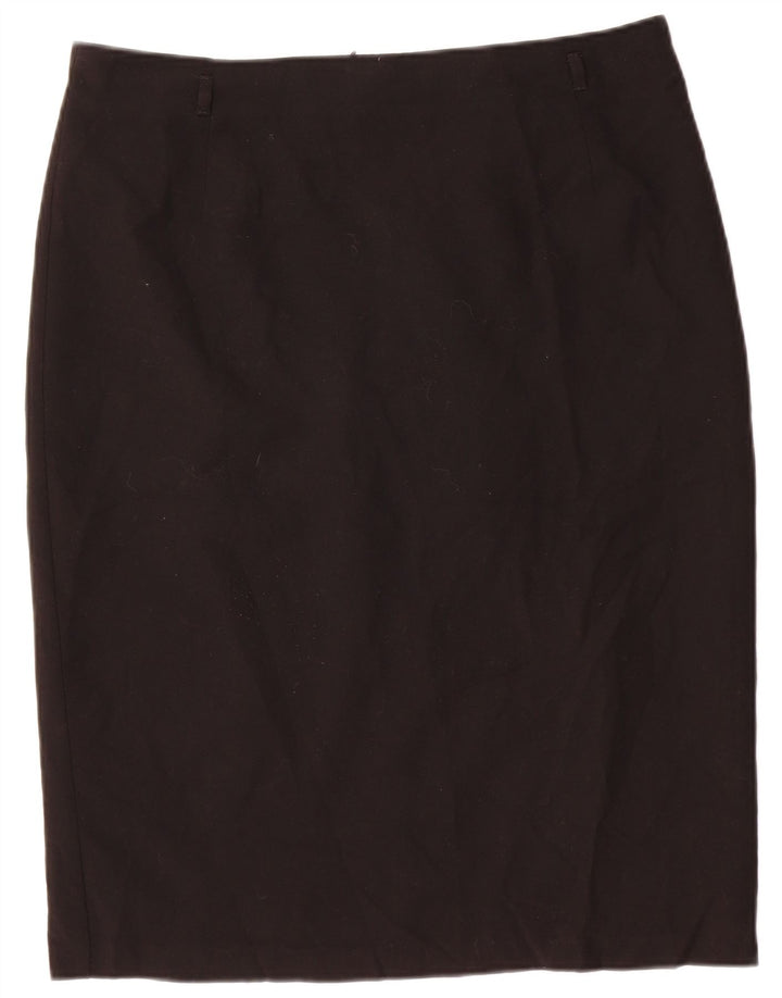 Marks & Spencer Pencil Nederdel til kvinder UK 16 Large W34 Black Polyester