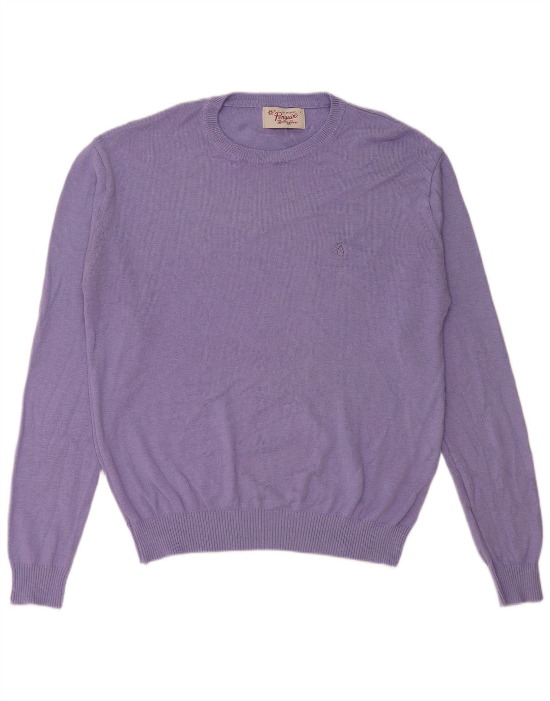 Penguin herre rund hals sweater stor lilla
