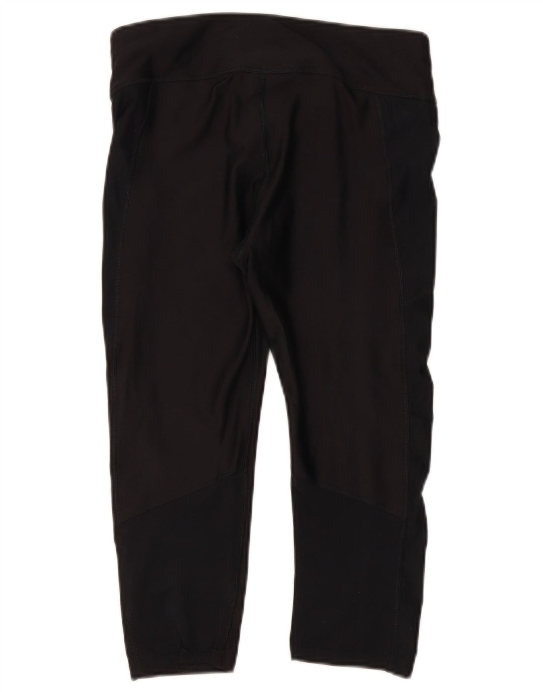 Under Armour Womens Heat Gear Capri Leggings UK 12 Medium Black Polyester