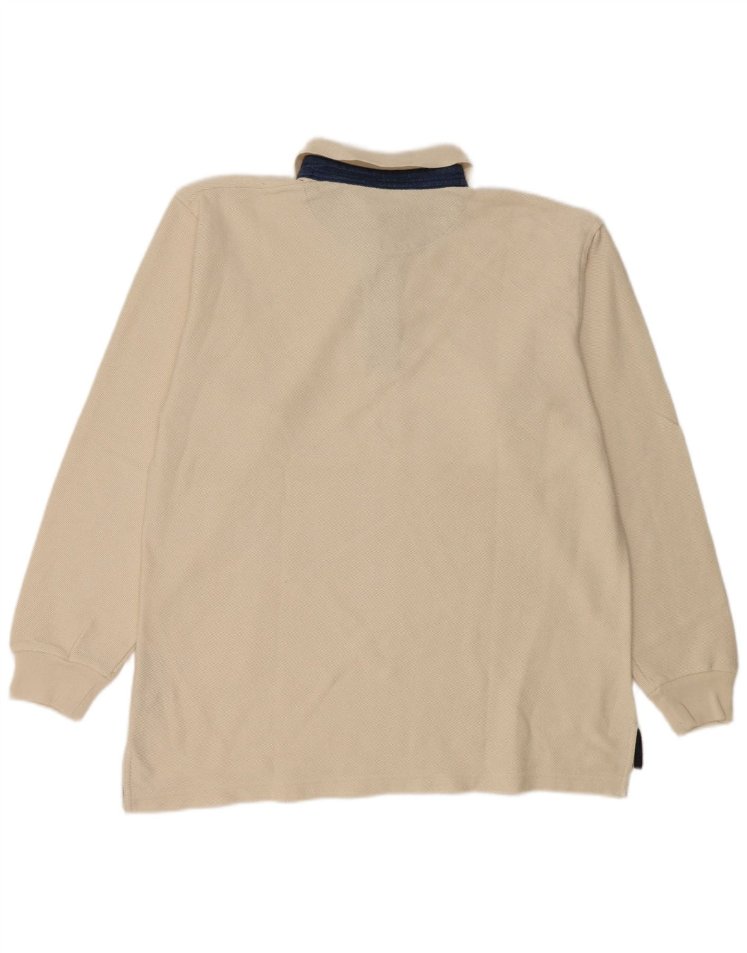 Slam Langærmet Rugby Polo Shirt Medium Beige Bomuld