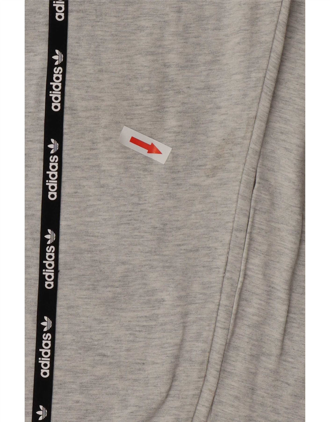 Adidas Graphic Leggings til kvinder UK 12 Medium Grey Colourblock Bomuld