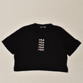 FILA Womens Crop Graphic T-Shirt Top US 16 XL Black Cotton | Vintage Fila | Thrift | Second-Hand Fila | Used Clothing | Messina Hembry 