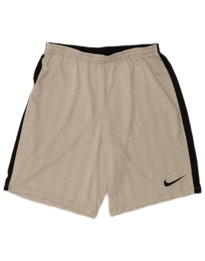Nike Herre Dri Fit Sportshorts Store hvide Colourblock Polyester
