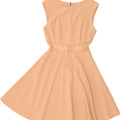 MISS SELFRIDGE Womens Sleeveless A-Line Dress UK 8 Small Pink Polyester Vintage Miss Selfridge and Second-Hand Miss Selfridge from Messina Hembry 