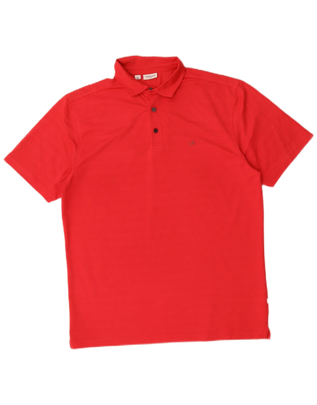 Calvin Klein herre poloskjorte stor rød polyester