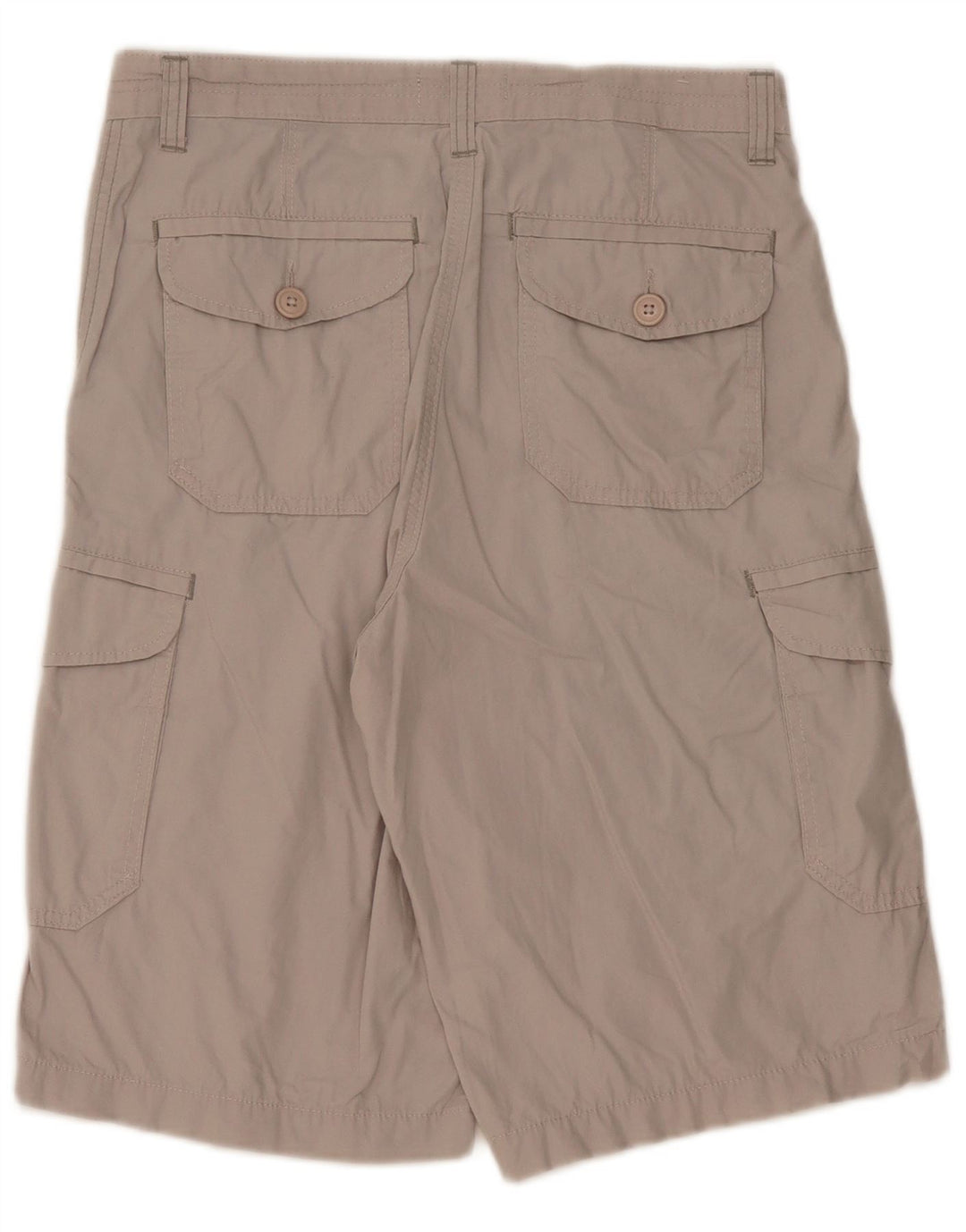 MARKS & SPENCER Herre Cargo Shorts W32 Medium Grey Bomuld