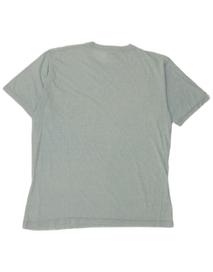 Trussardi Herre T-Shirt Top Stor Blå Bomuld