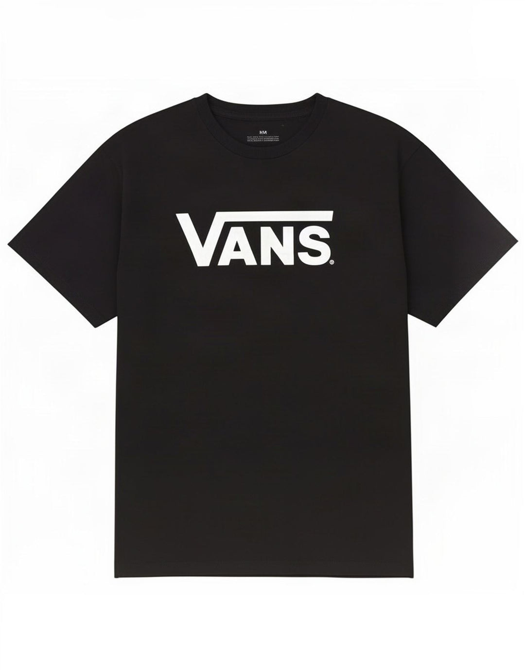 Vans Herre Grafisk T-Shirt Top Medium Sort Bomuld
