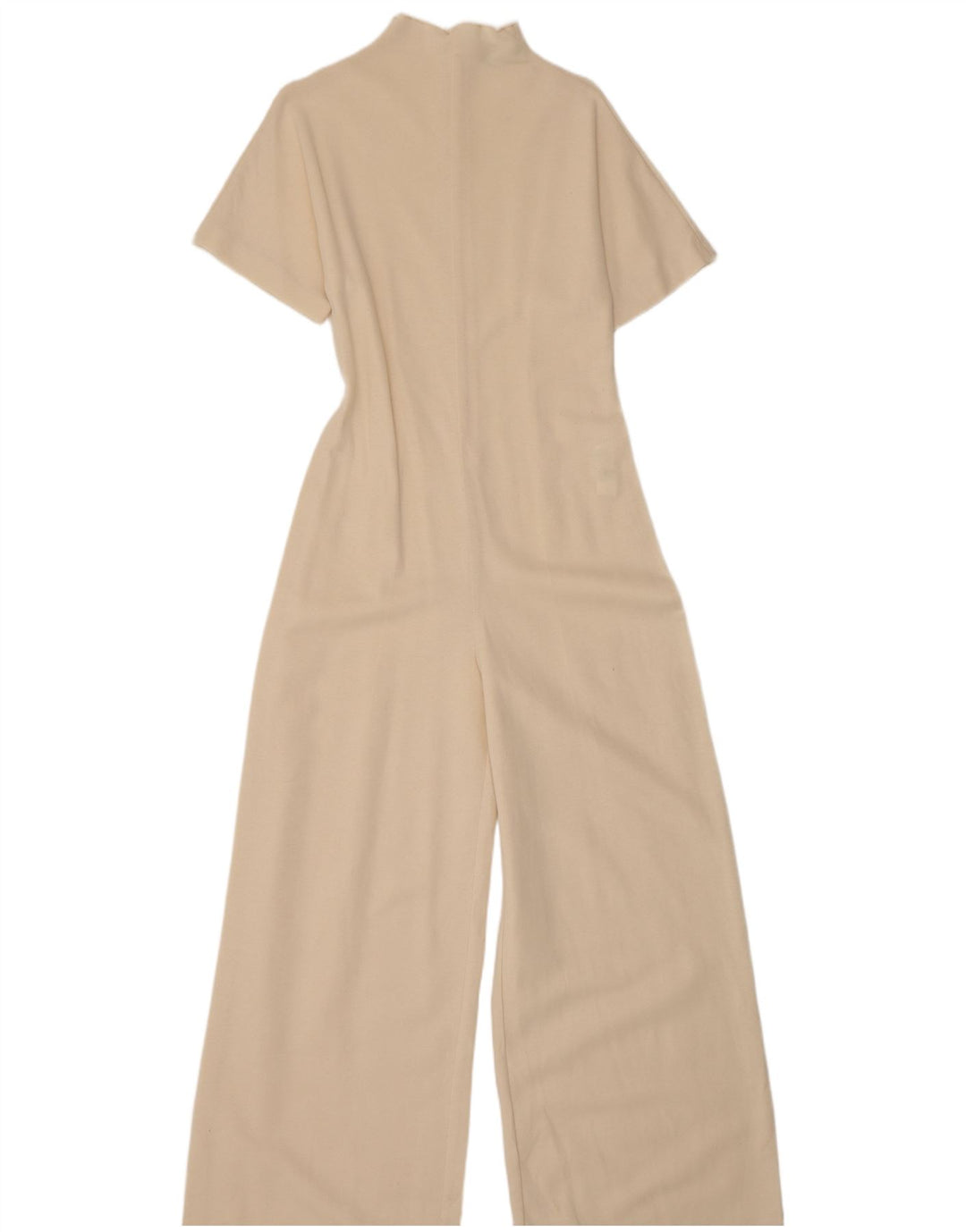 Zara Dame Jumpsuit UK 12 Medium Beige Bomuld