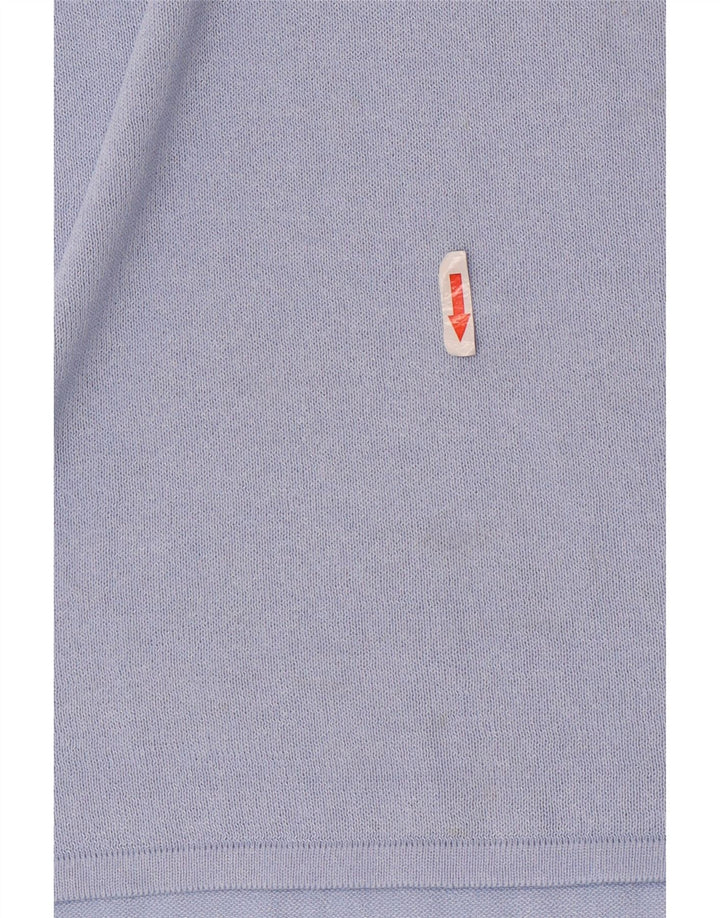 Marks & Spencer Dametop Langærmet UK 8 Small Blue Viscose