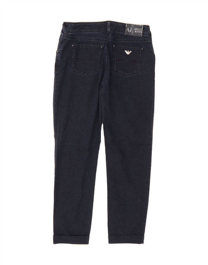 ARMANI Womens Jegging Jeans W29 L26 Navy Blue Cotton Vintage Armani and Second-Hand Armani from Messina Hembry 