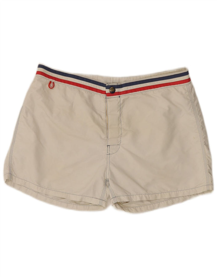 Sundek Herre svømmeshorts Medium Off White Nylon