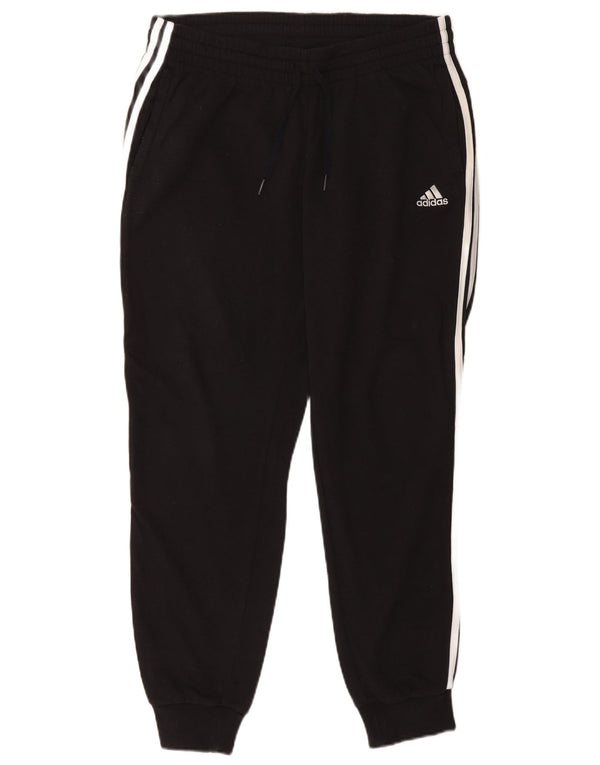 Adidas Dame træningsdragt Bukser Joggers UK 14 Large Black Bomuld