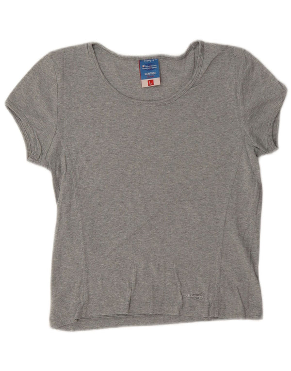 Champion Girls Heritage Classics T-Shirt Top 11-12 År Stor Grå