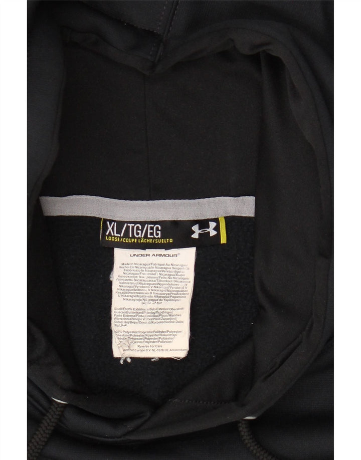 UNDER ARMOUR Grafisk hættetrøje til mænd XL marineblå polyester