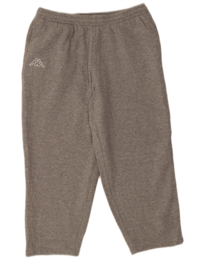 Kappa Træningsdragtsbukser til mænd 2XL Grå Flecked Bomuld