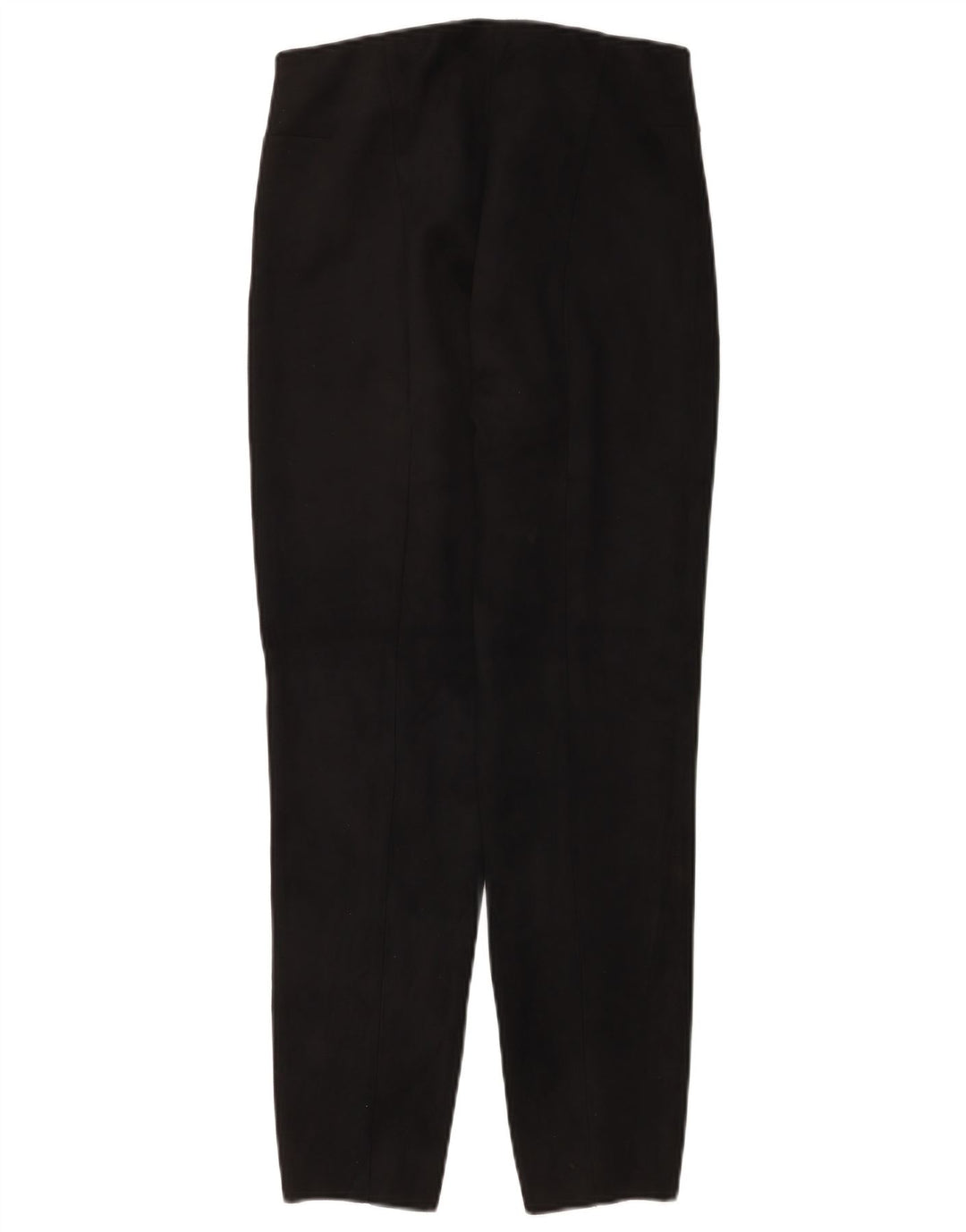Zara Dame Slim Casual Bukser Large W30 L27 Sort Polyester