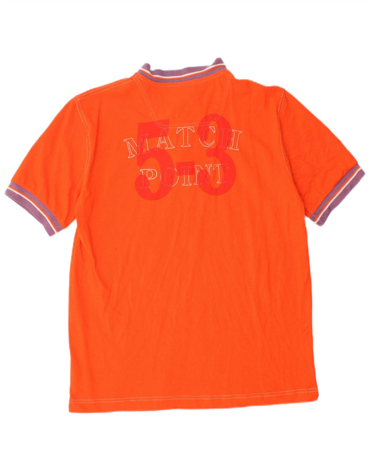 Diadora herre poloshirt XL orange bomuld