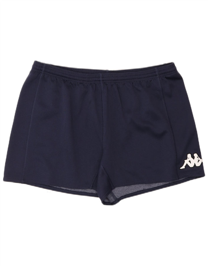 Kappa Herre Sportshorts Large Navy Blue Polyester