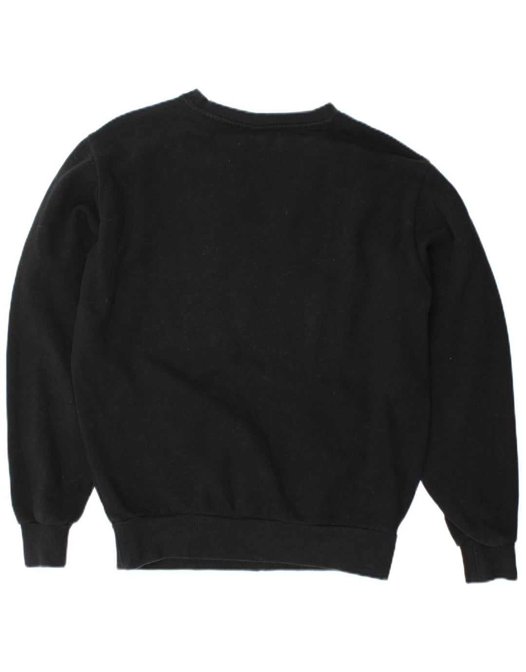 ELLESSE Dame Oversized Grafisk Sweatshirt Jumper UK 10 Lille Sort