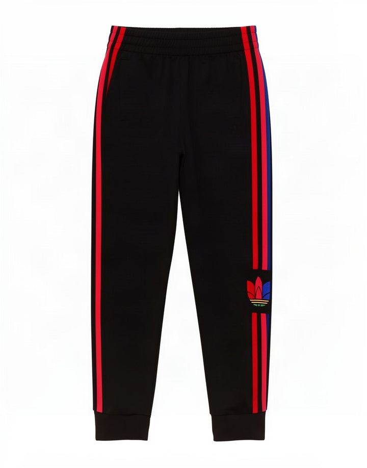 Adidas drenge grafisk træningsdragt bukser joggers 10-11 år sort polyester