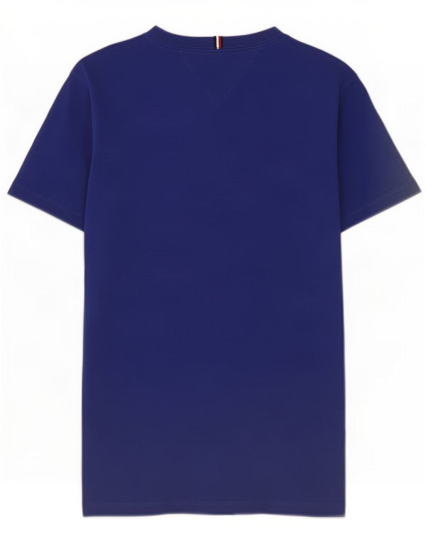 Tommy Hilfiger Boys T-Shirt Top 13-14 år Navy Blue Cotton