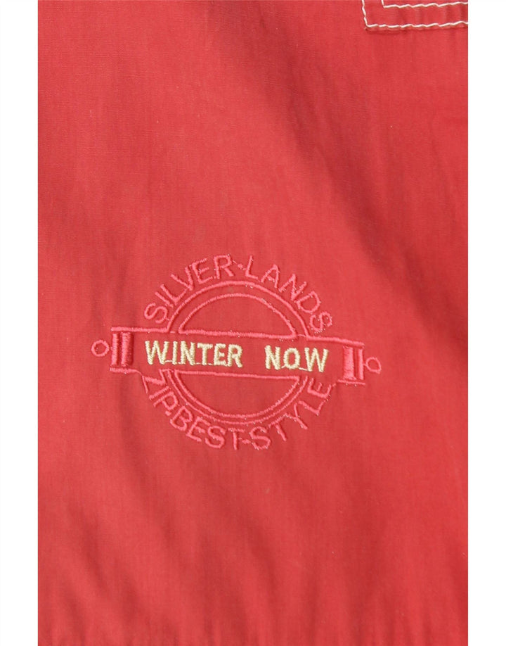 Vintage Herre Windbreaker Jacket UK 42 XL Rød