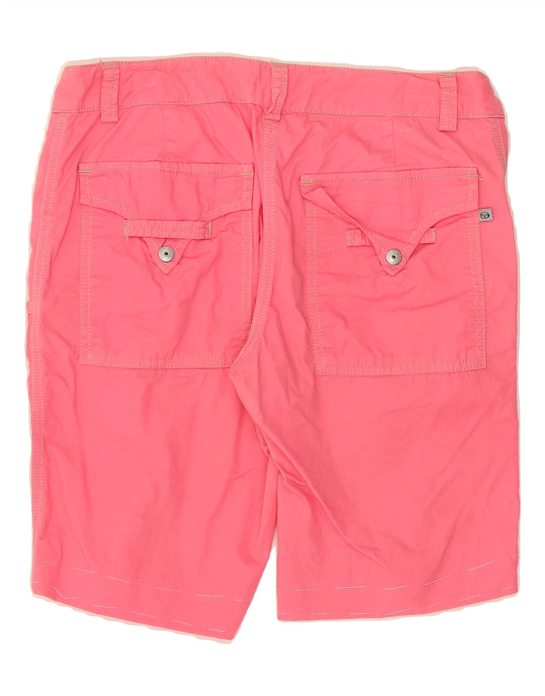 SERGIO TACCHINI Womens Casual Shorts US 8 Medium W30 Pink Cotton Vintage Sergio Tacchini and Second-Hand Sergio Tacchini from Messina Hembry 
