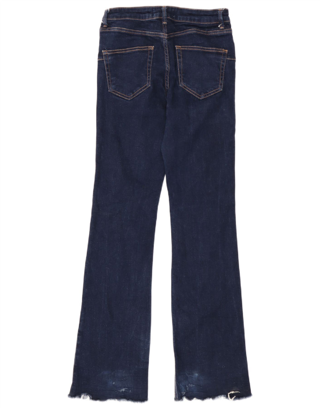 Zara Dame Flared Jeans EU 38 Small W28 L33 Blå Bomuld