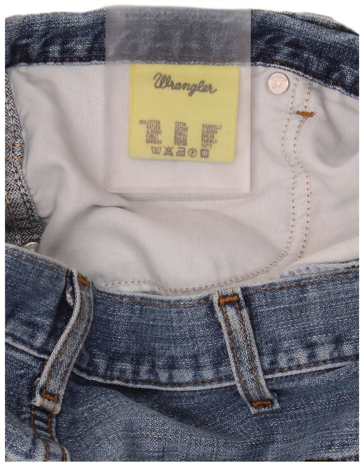 Wrangler Herre Alaska Straight Jeans W34 L30 Blå Bomuld