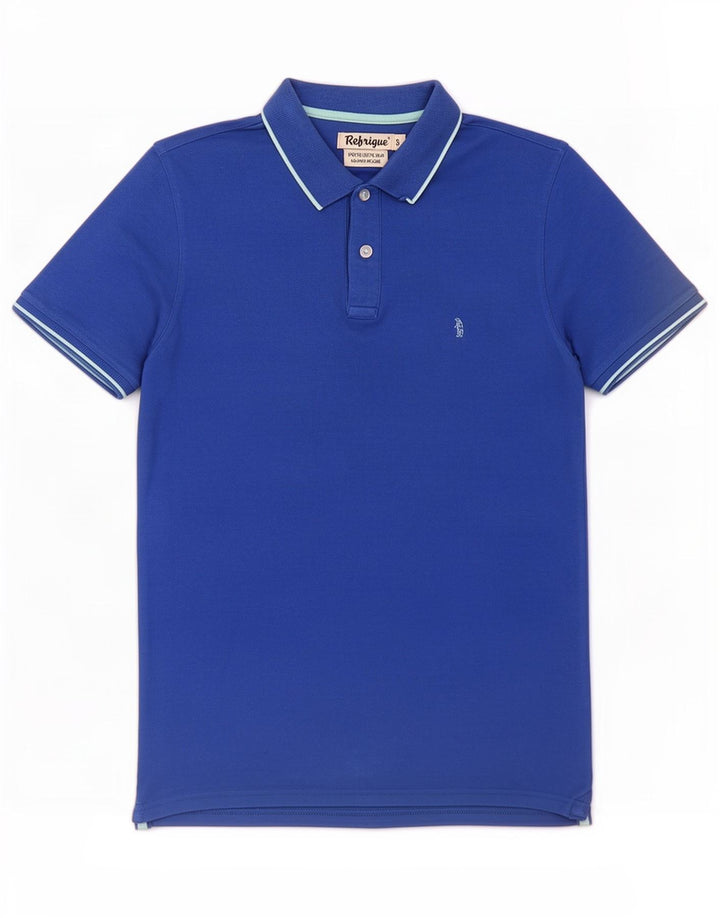 Refrigue herre poloshirt lille blå bomuld
