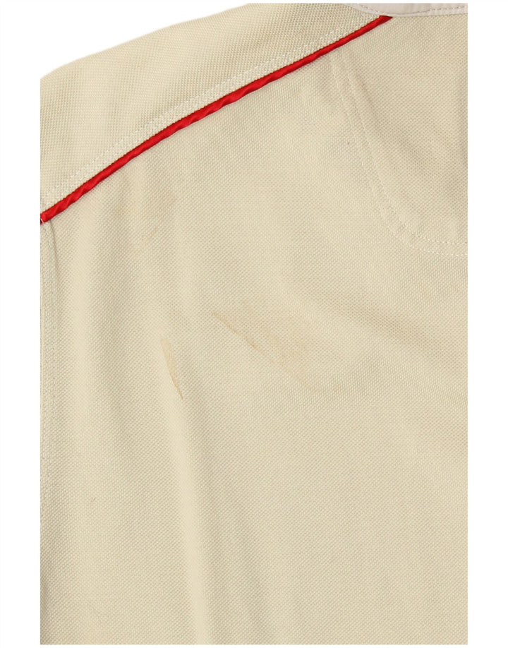 Ferrari Dame Polo Shirt UK 12 Medium Gul Bomuld