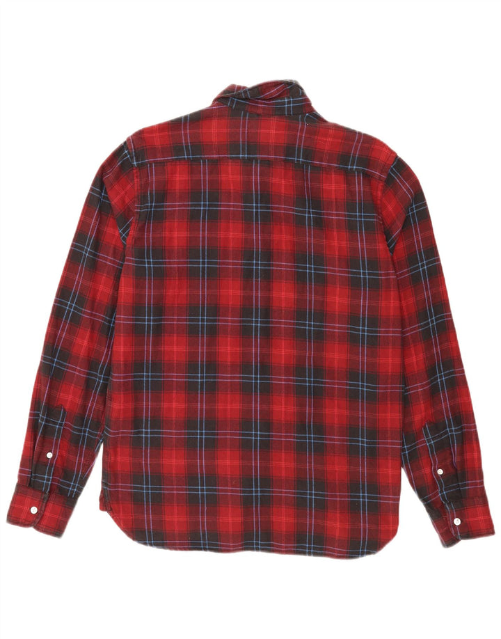 Levi's Flanelskjorte til mænd, medium rød ternet bomuld