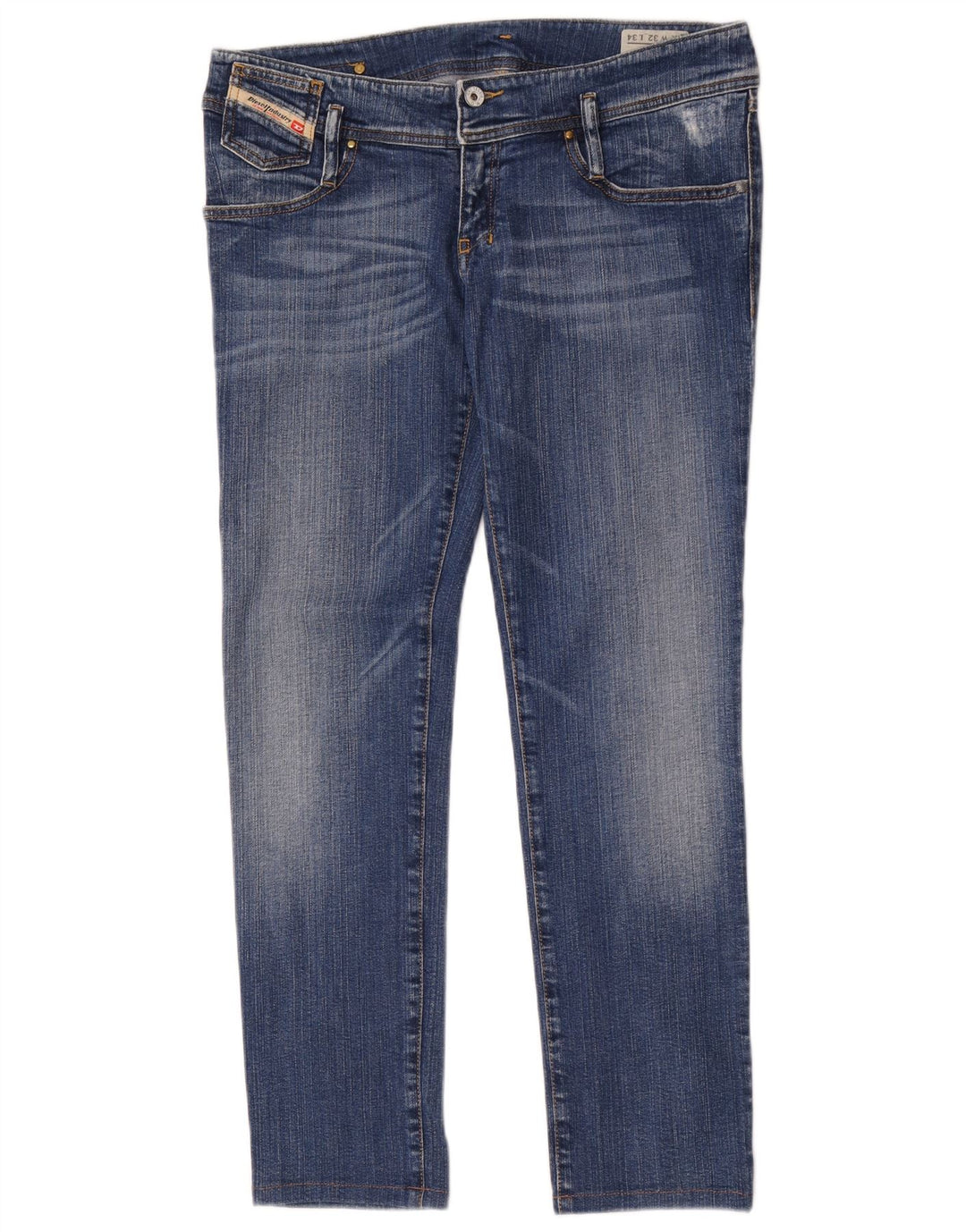 Diesel Dame Matic Slim Jeans W32 L29 Blå Bomuld