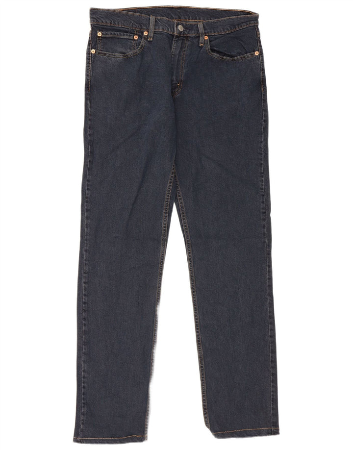 Levi's Herre 511 Slim Jeans W34 L34 Marineblå Bomuld