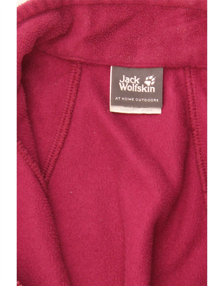 Jack Wolfskin Fleecejakke til kvinder UK 12/14 Medium Pink Polyester