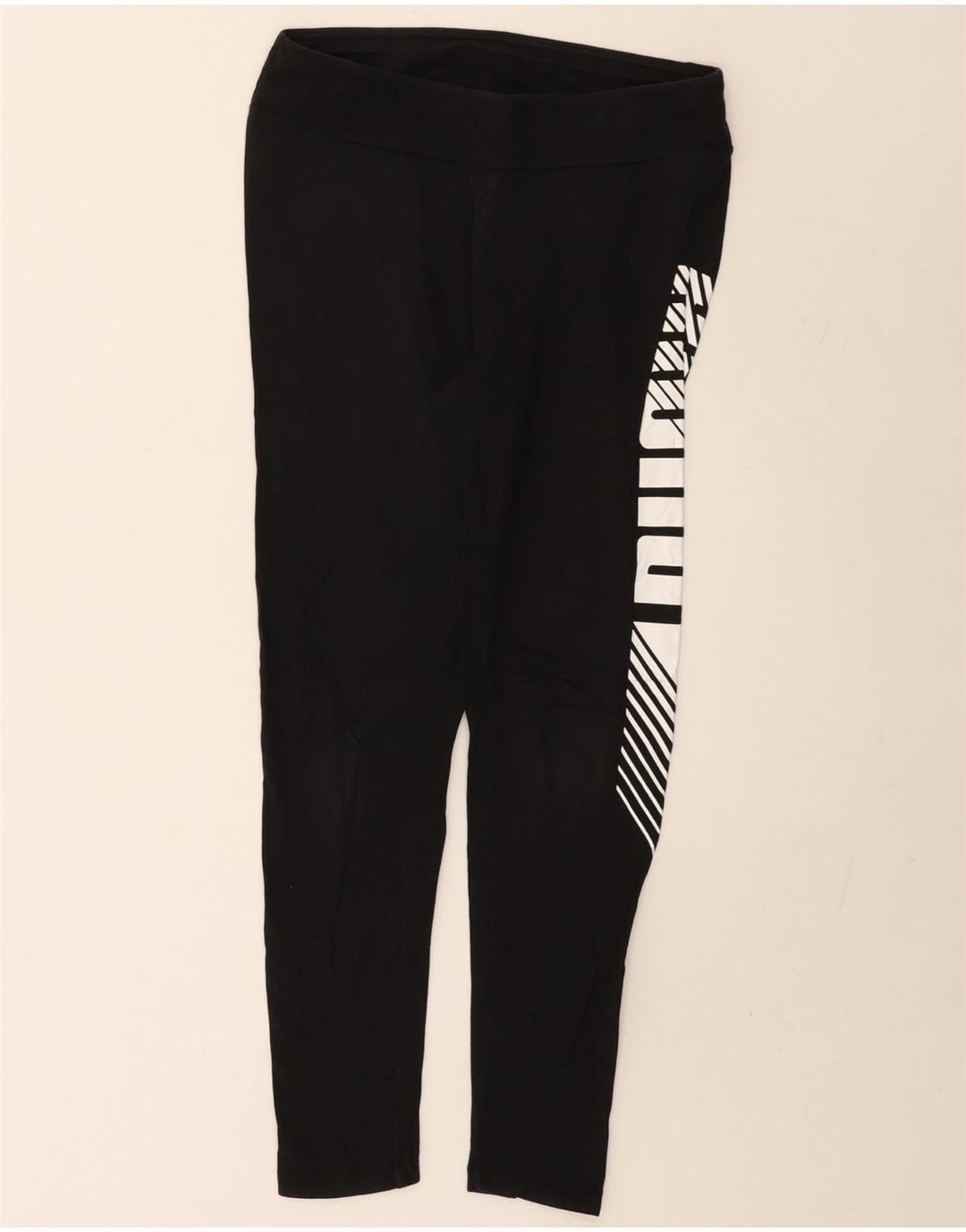 Puma Grafiske Leggings til kvinder UK 12 Medium Sort