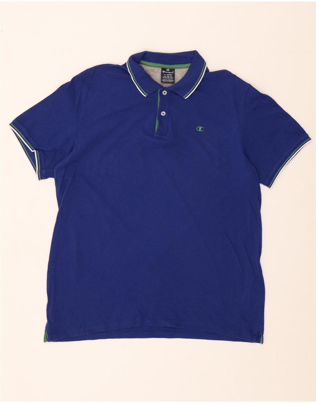 CHAMPION Herre poloshirt XL Blå