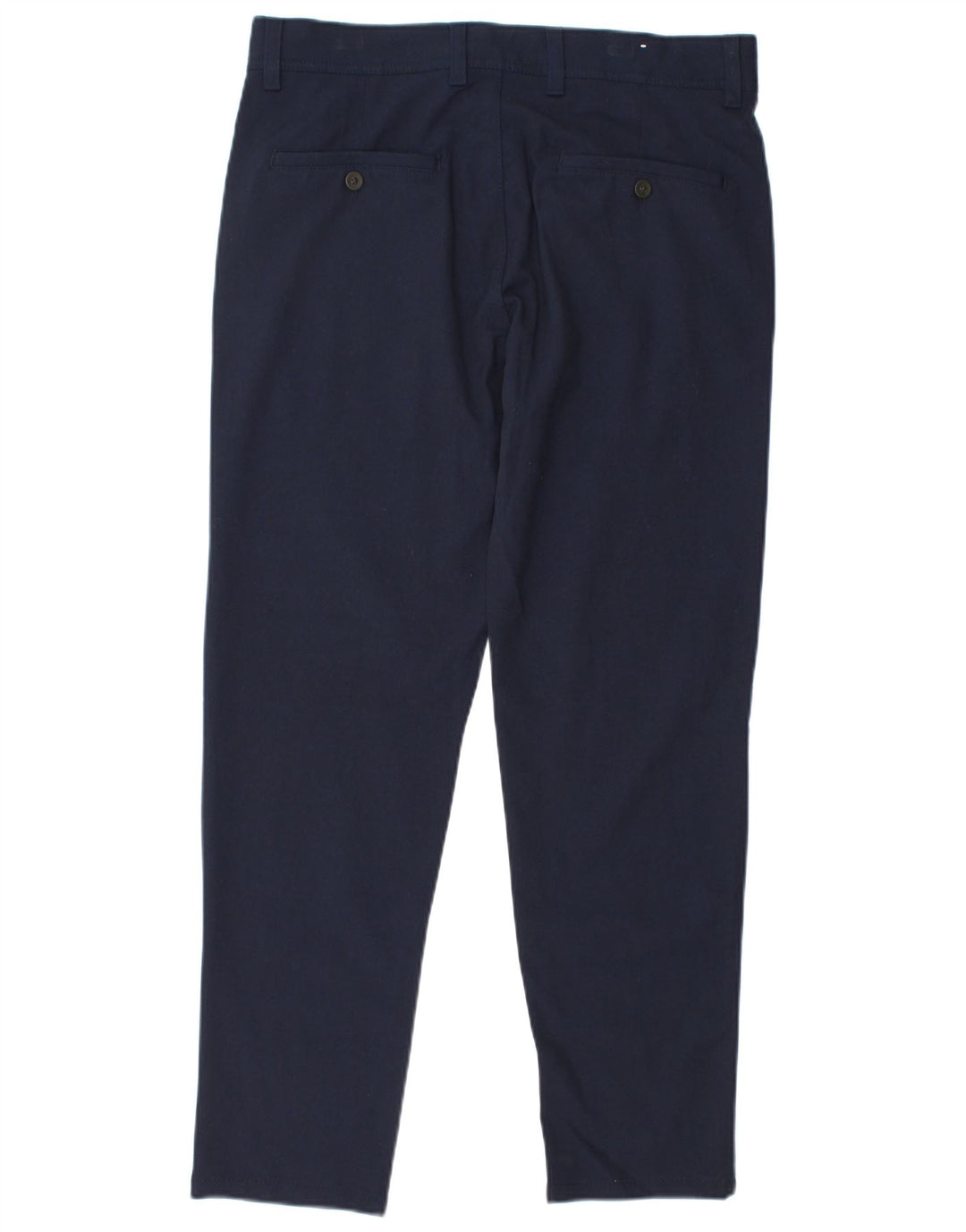 Zara Herre Slim Chino Bukser EU 40 Medium W31 L29 Marineblå Polyester