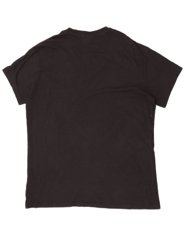 Nike Herre Loose Fit Grafisk T-Shirt Top 2XL Sort Bomuld