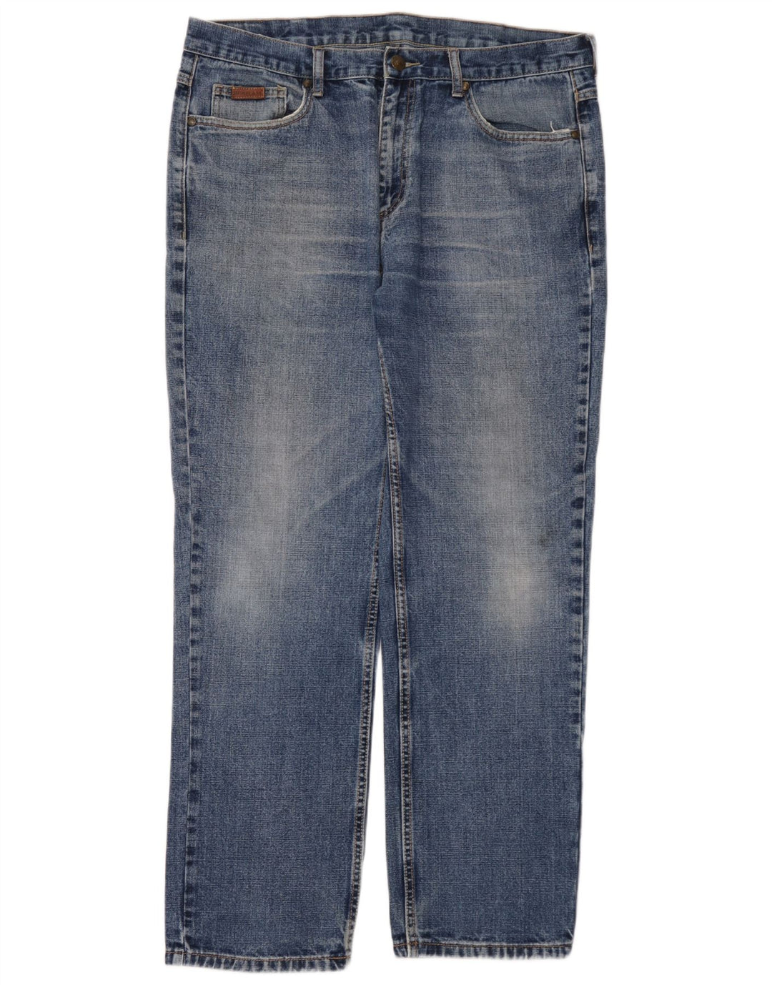 Farah Straight Jeans til mænd W38 L32 blå bomuld