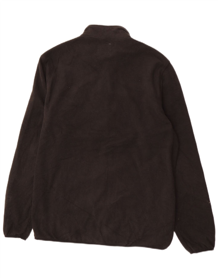 Jack & Jones Fleecejakke til mænd UK 40 Stor sort polyester