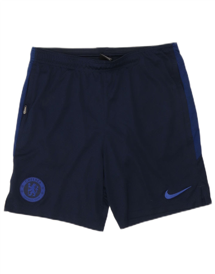 Nike Herre Chelsea FC Sportsshorts Medium Navyblå Polyester