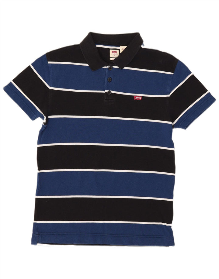 Levi's Herre Standard Fit Polo Shirt Lille Blå Stribet