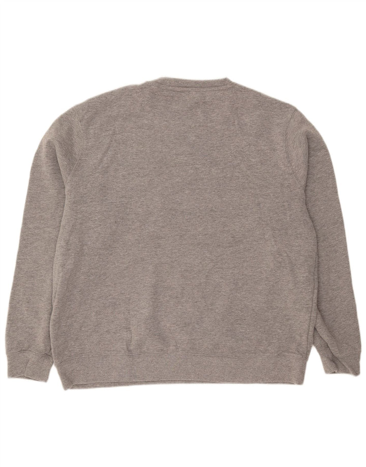 LEE Mens Classic Fit Sweatshirt Jumper Large Grey Cotton