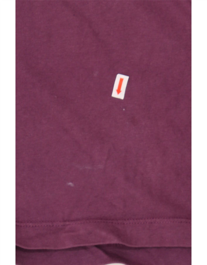 CHAMPION Womens Top Long Sleeve UK 12 Medium Purple Cotton Vintage Champion and Second-Hand Champion from Messina Hembry 