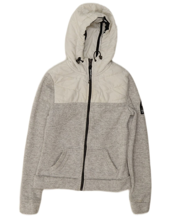 Superdry træningsdragt med hætte til kvinder UK 6 XS Grå Colourblock