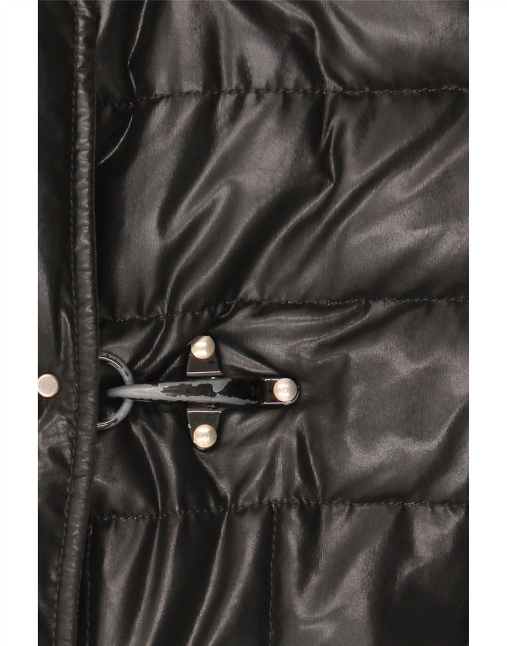 Fay Dame Polstret Jakke UK 18 XL Sort Polyethylen